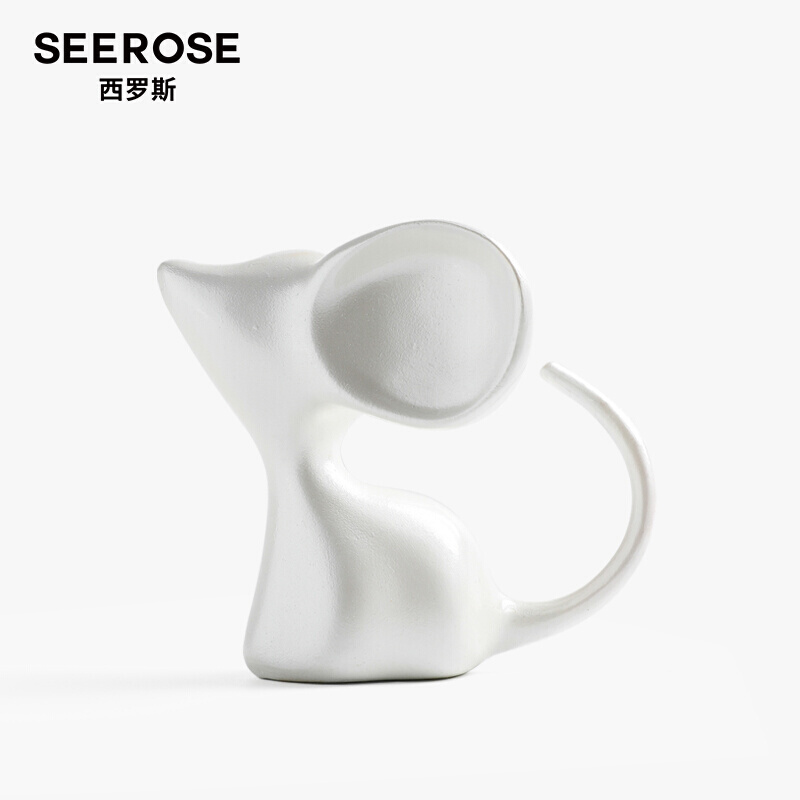 新款SEEROSE西罗斯老鼠生肖吉祥物公仔办公室摆件车载装饰品创意