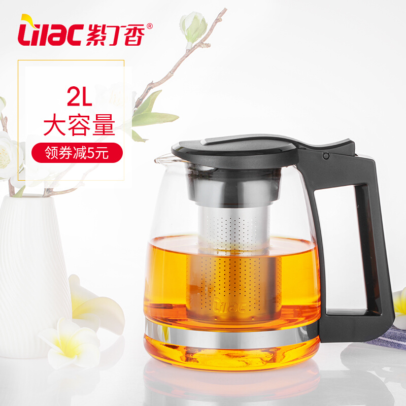 耐热玻璃茶壶茶吧机过滤冲泡茶器大茶壶普洱茶具套装家用泡茶水壶