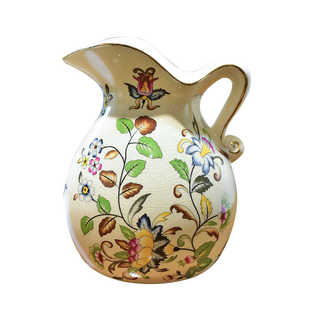 陶瓷花瓶摆件欧式美式客厅插花餐桌家居复古仿真花干花装饰高级感