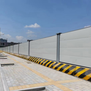 市政工地钢结构围挡围蔽板建筑工程施工装配式围挡挡板工字钢护栏