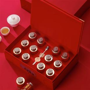 小罐茶礼盒空盒茶叶包装盒空礼盒高端普洱茶红白绿茶叶礼盒装空盒