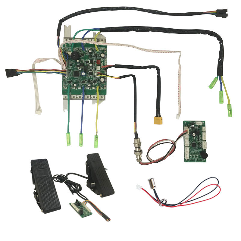 电动卡丁车轮毂电机驱动控制v主板通用平衡车改装配件脚踏加速刹