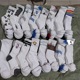 10双包邮款男士白色加厚毛巾底户外运动袜冬季保暖低价款长筒袜子
