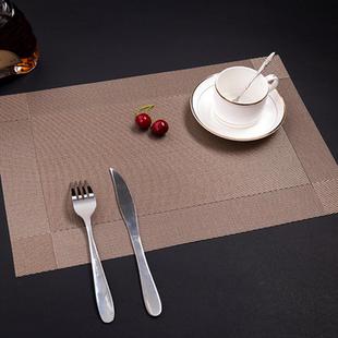 定制热垫 长方形日式简约加厚餐垫欧式pvc西餐餐桌垫杯垫碗垫盘垫