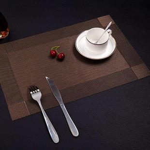定制热垫 长方形日式简约加厚餐垫欧式pvc西餐餐桌垫杯垫碗垫盘垫