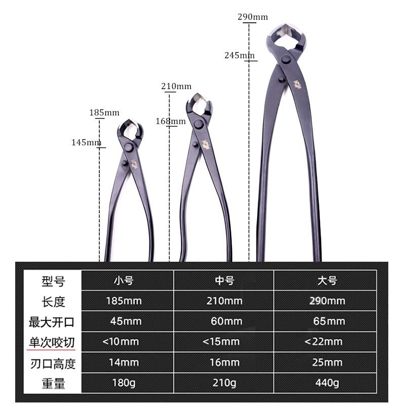 麦斯旺 球节剪 盆景修剪专业工具球形剪刀大号造型制作不锈钢球头