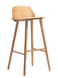 新爆品北欧实木吧凳白蜡木椅子纯实木椅子休闲吧台凳酒吧椅休闲品