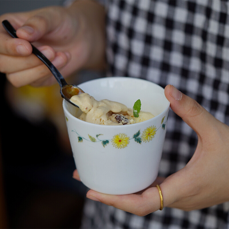 | 夏夜梦 |阔口杯礼盒套装  水杯牛奶杯布丁杯咖啡杯 四只入