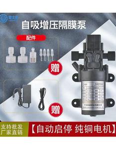 净水机增压泵家用微型自吸泵电动小型水泵全自动热水器加压隔膜泵