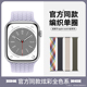 适用于iwatch表带applewatch9苹果手表表带s8金属头applewatchultra单圈8编织iwacht彩虹s9高级感iphonewatch