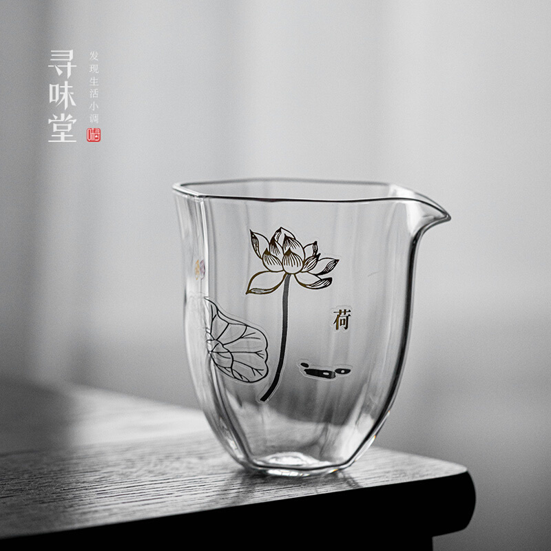 优质玻璃六角公道杯｜耐热公杯茶海分茶器匀杯日式家用功夫茶具