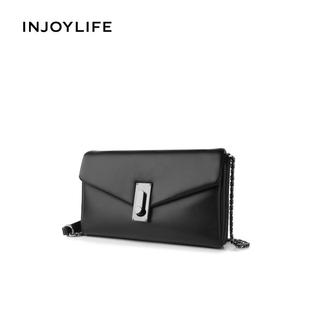 INJOYLIFE信封包女夏天链条包迷你单肩斜挎包软皮小盒子包手机包