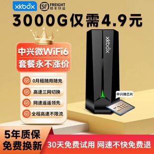 随身无线wifi2024新款5g移动无线网络wifi6便携式免插卡真4g全国通用无限流量无线网卡路由器官方旗舰店