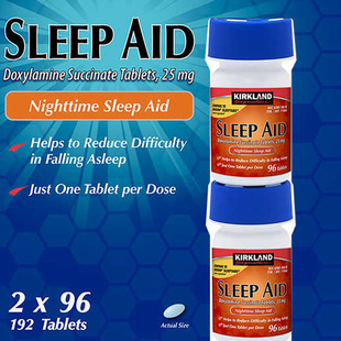 2瓶美国直邮 kirkland signature sleep aid 睡眠宁 改善辅助睡眠