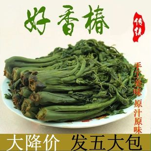 农家香椿芽咸菜新鲜山东特产头茬嫩芽盐渍香椿头下饭菜腌制香椿芽