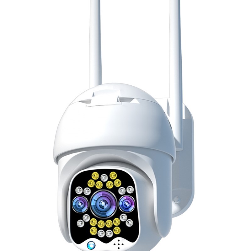宾克360度全景摄像头无线监控防水监控器高清夜视远程手机连接家F