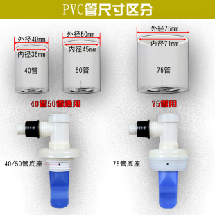 现货速发洗脸盆排水管50pvc管75下水三通洗衣机管地漏接头反水二