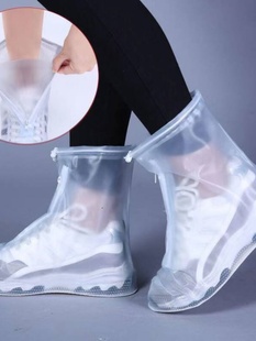 定制雨鞋套男女户外j下雨天旅游便携式水鞋套防滑加厚底防雨防水