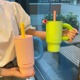 chakolab和序大容量吸管保温杯女生高颜值巨无霸茶水分离冰霸杯