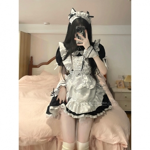 女仆装cos可爱女佣女装大码猫女洛丽塔cosplay服装lolita连衣裙