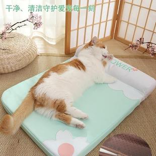 猫垫子睡觉用夏季宠物地垫狗狗睡垫猫窝垫猫凉席猫咪冰垫夏天凉垫