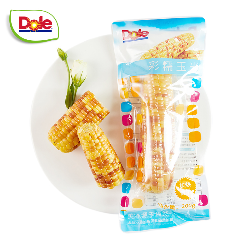 Dole Dole Jilin Non-GM Glutinous corn cob 3 *200g vacuum packing Corn Cob Coarse Cerealsin the Aquatic meat/Fresh fruits and vegetables/Cooked , Fresh vegetables/Vegetable products , Fresh vegetables , Fresh corn category - from Buy2taobao.com to provide professional Taobao agent buy service