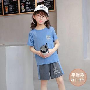 女童运动服套装短袖夏季儿童短裤小孩夏装衣服女孩夏天跑步速干衣