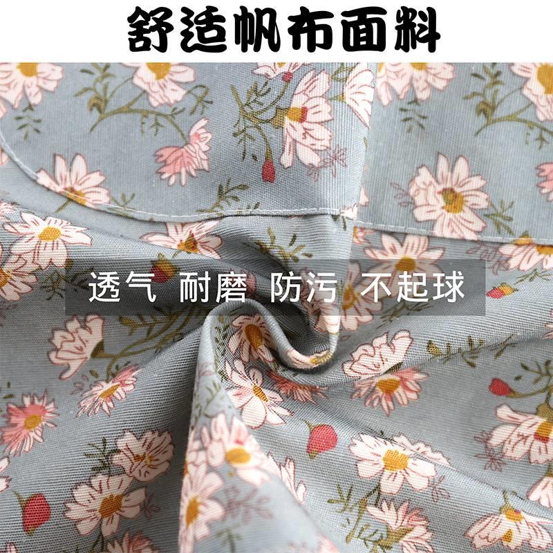 韩版帆布围裙女家用厨房坎肩做饭防污耐磨工作服新款时尚无袖围腰