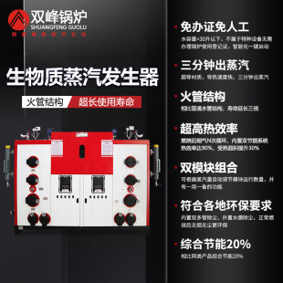 直销生物质颗粒蒸汽发生器燃料锅炉工业酿酒水洗烘干全自动蒸汽机