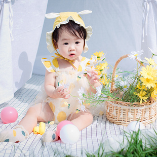 2021新款韩版百天宝宝男女儿童摄影服装影楼衣服照相拍照写真服饰