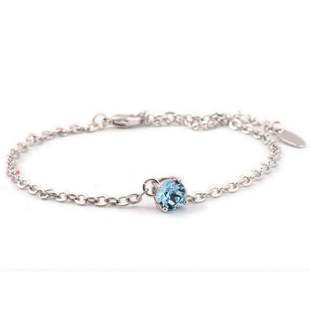 推荐austrian crystal platinum-plated bracelet ladies boutiqu