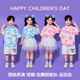 六一儿童啦啦队演出服装小学生合唱班服幼儿园男女孩舞蹈表演服夏