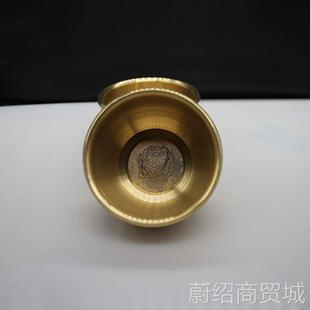 新款纯铜聚宝盆小铜器客厅金属工艺品会销礼品黄铜金蝉香炉制品铜