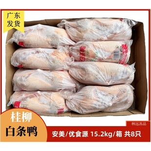 桂柳白条鸭 安美/优食源 3斤8×8只 15.2kg 冷冻樱桃谷鸭烧鸭卤鸭