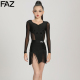 FAZ春夏女童专业高端练习服儿童女功服舞蹈服装少儿网红拉丁舞服