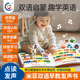 会说话的米菲双语早教全能绘本发声书0-3-6岁宝宝儿童手指点读中英双语有声读物益智启蒙认知小百科触摸书学说话唱儿歌讲故事