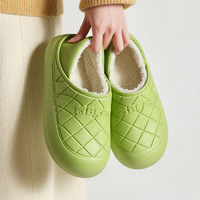 2025秋冬情侣家居EVA防水防污家居棉拖鞋