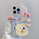 多巴胺三只煤球新款适用苹果16pro手机壳iphone14max小米15华为mate70pura80k60荣耀200vivox100nova13Magic6