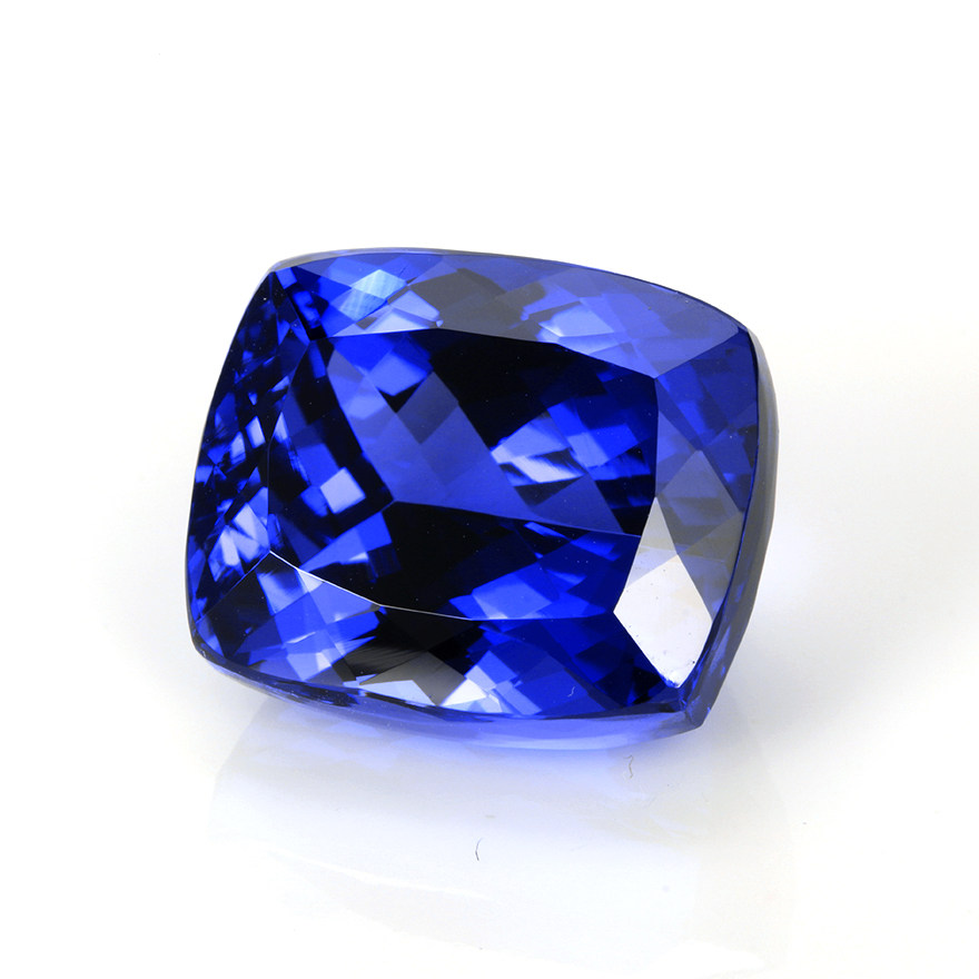 23.65ct天然坦桑石 可定制 全干净满火彩5a t823