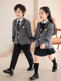 高货速发英伦风幼儿园园服春秋装贵族学校小学生校服西装礼服套装