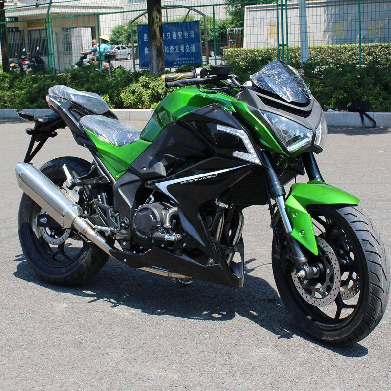 250街车摩托车大型川崎小忍者摩托车地平线3代跑车350双缸水冷