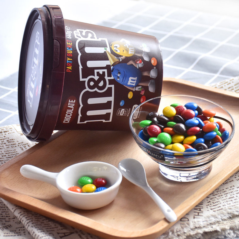 热销玛氏_玛氏mm巧克力豆牛奶味640g桶装m豆夹心巧克力网红儿童零食