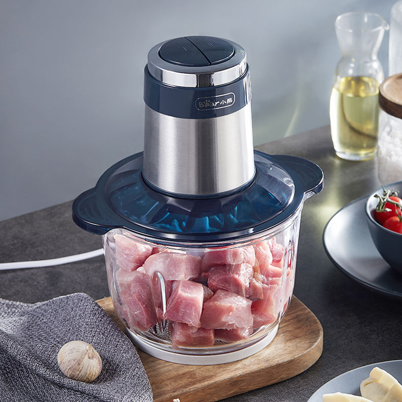 小熊绞肉机家用电动多功能小型绞馅搅碎肉机搅拌打肉饺菜蒜泥器