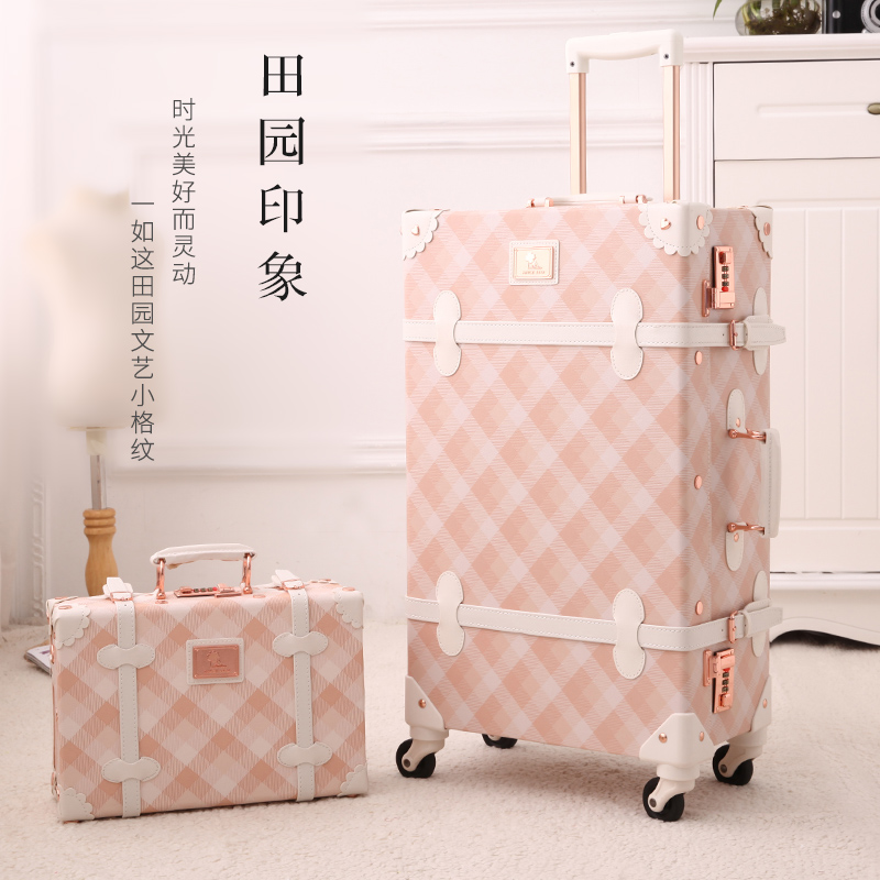 uniwalker日系复古拉杆箱密码箱万向轮旅行箱女行李箱登机皮箱包在类目 箱包皮具/热销女包/男包, 旅行箱中 - 来自Buy2taobao.com提供专业的淘宝代购服务