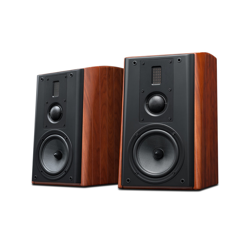 hivi惠威m3plus发烧书架箱胡桃木三分频立体声hifi音响m3升级版