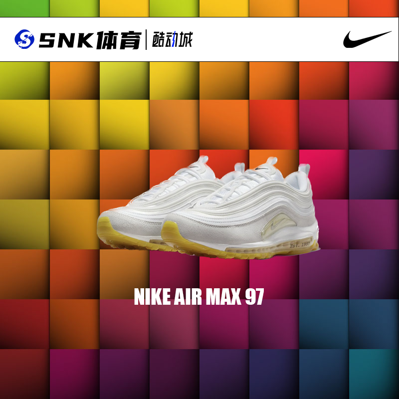 Nike Air Max 97 耐克正品复古男子低帮气垫跑步运动休闲鞋DQ8961