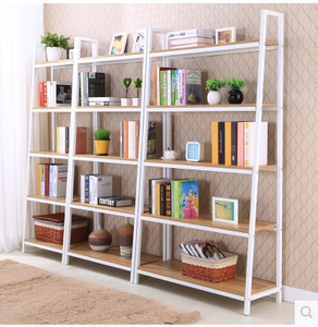 新款特价简易书架鞋架钢木书柜展示柜置物架花架落地式陈列架货架