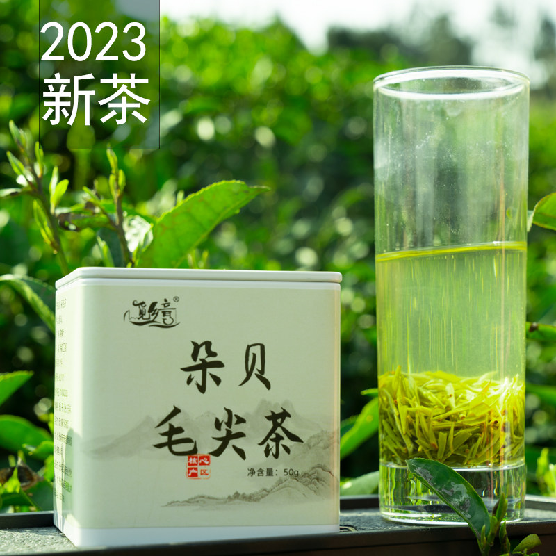 特色谷特产网:觅乡音2023新茶茶茶叶明前绿茶朵贝毛尖茶春茶嫩芽毛峰