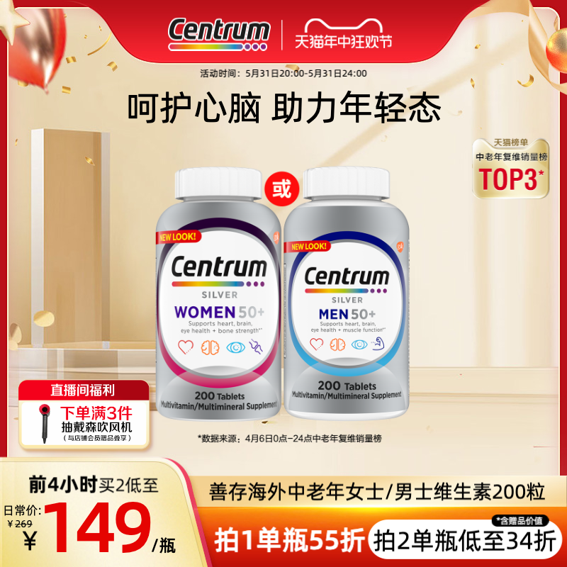 【直播】Centrum善存海外维生