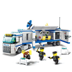 兼容乐高儿童益智拼装积木男孩小孩城市警察消防系列玩具生日礼物